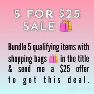 🛍🛍Bundle of 5 for $25🛍🛍